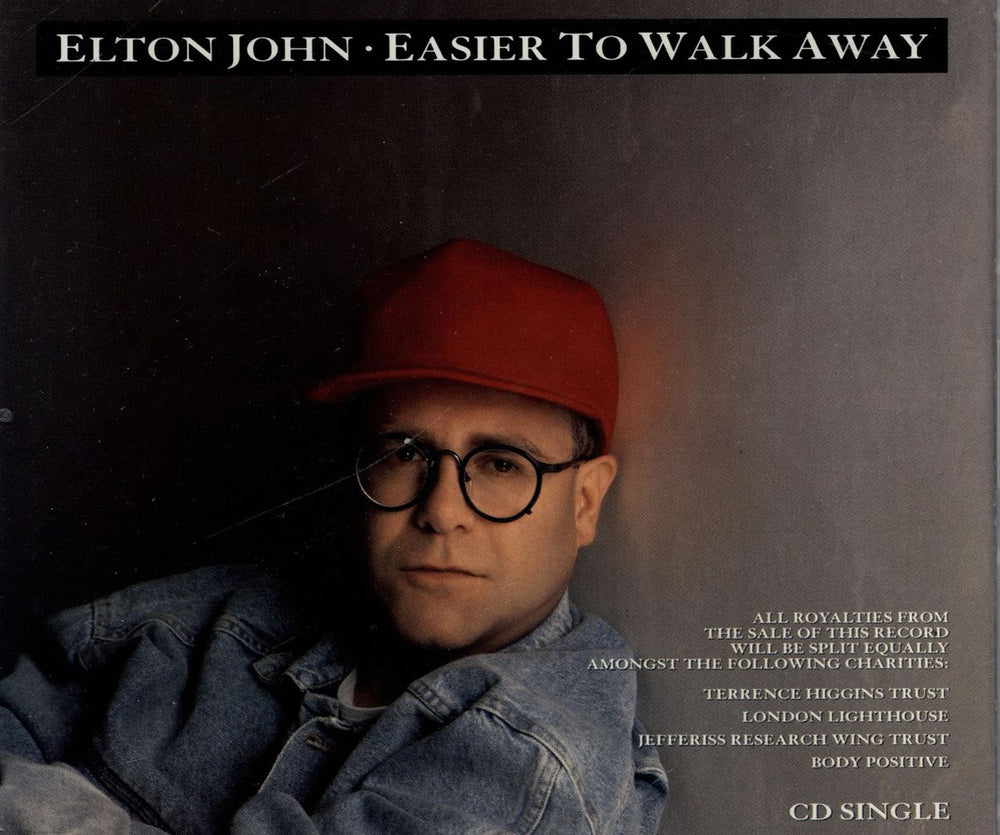 Elton John Easier To Walk Away German CD single (CD5 / 5") 878685-2