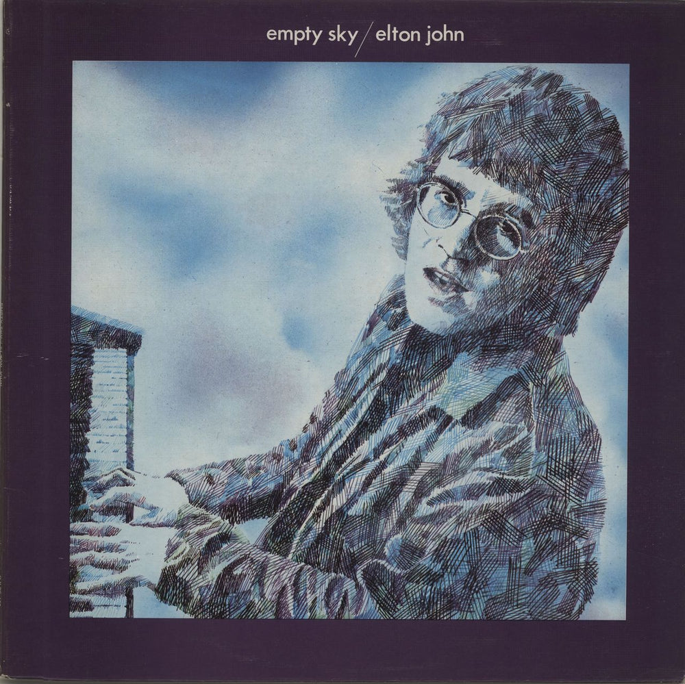 Elton John Empty Sky - Translucent Vinyl UK vinyl LP album (LP record) DJLPS403