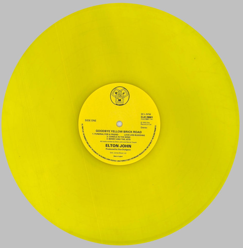 Elton John Goodbye Yellow Brick Road - 1st - Yellow - VG UK 2-LP vinyl record set (Double LP Album) JOH2LGO590107