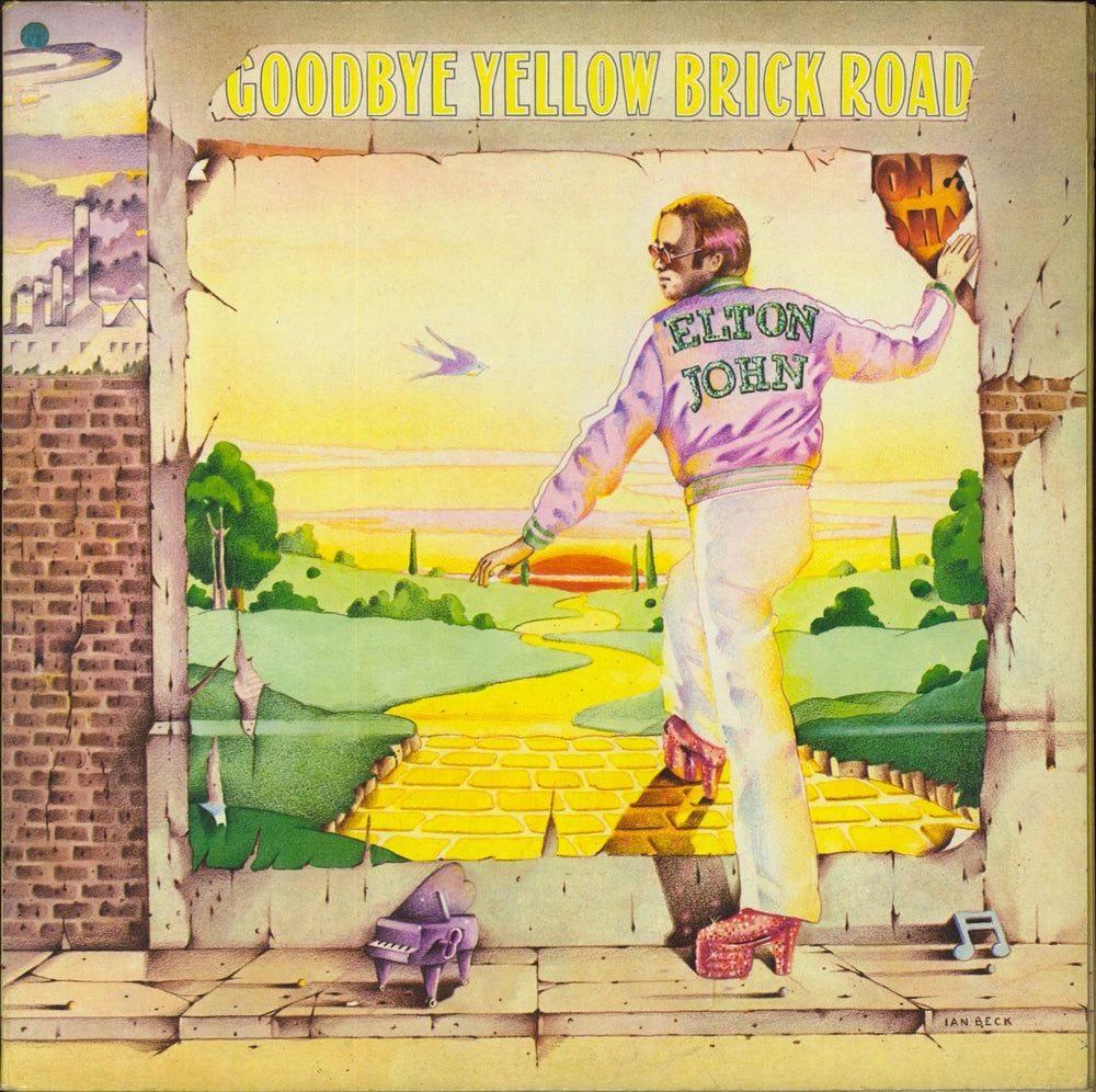 Elton John Goodbye Yellow Brick Road French 2-LP vinyl record set (Double LP Album) 403001