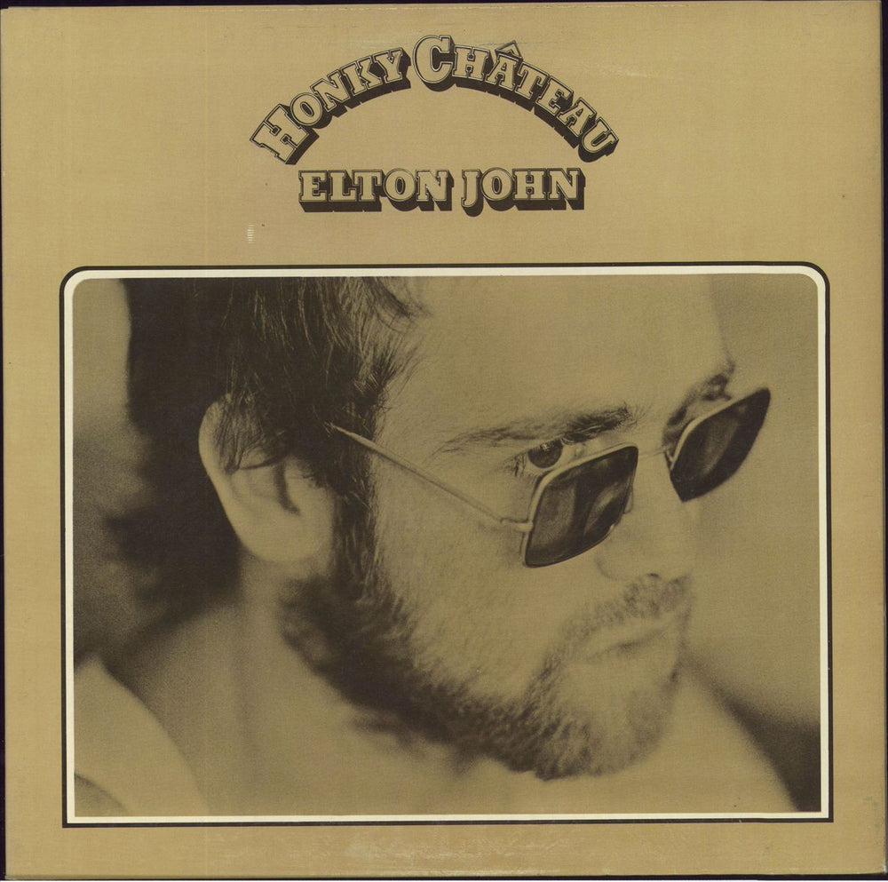 Elton John Honky Chateau - 2nd - EX UK vinyl LP album (LP record) DJLPH423