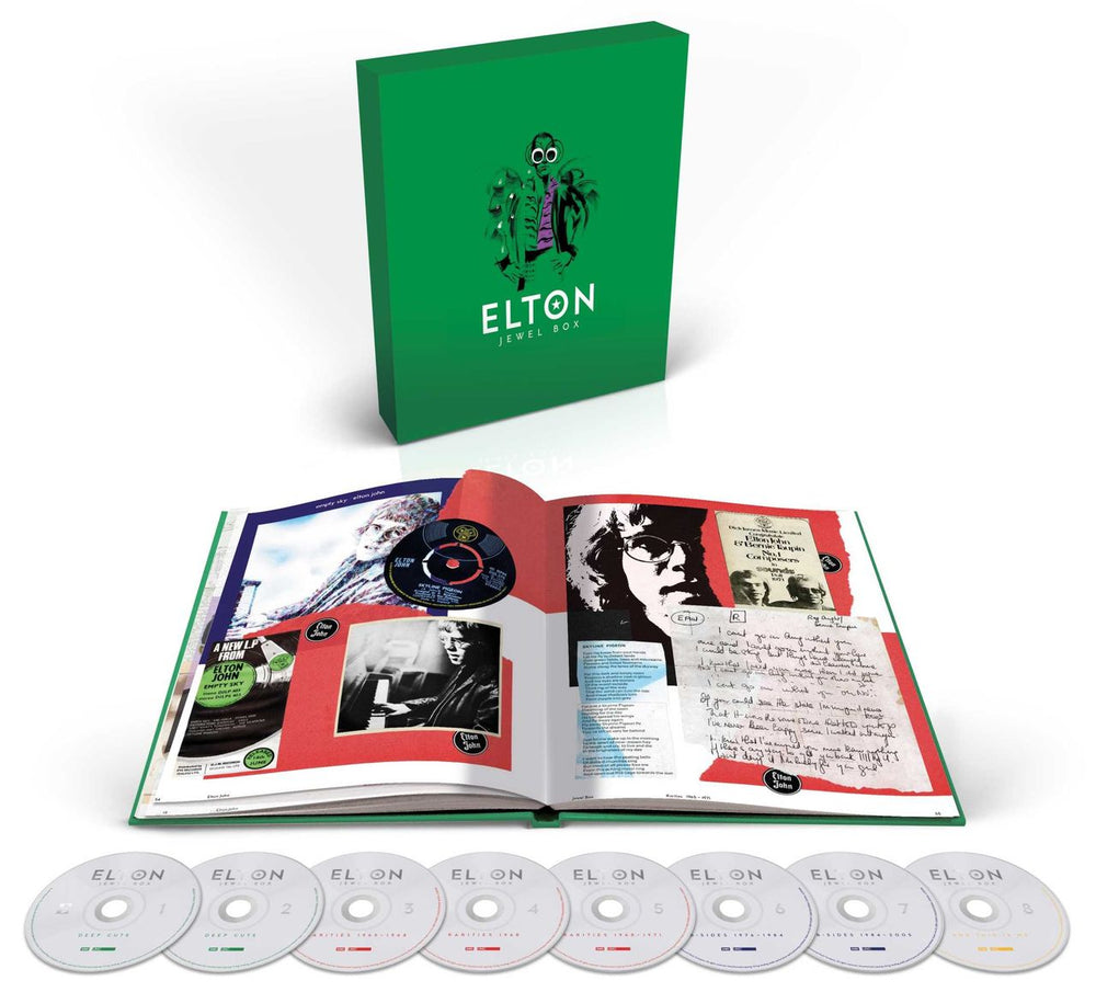 Elton John Jewel Box UK CD Album Box Set JOHDXJE803907