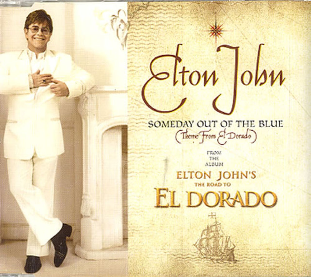 Elton John Someday Out Of The Blue UK Promo CD single (CD5 / 5") DRM5P-5261