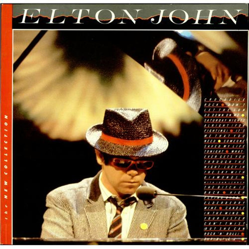 Elton John The New Collection UK vinyl LP album (LP record) CBR1027