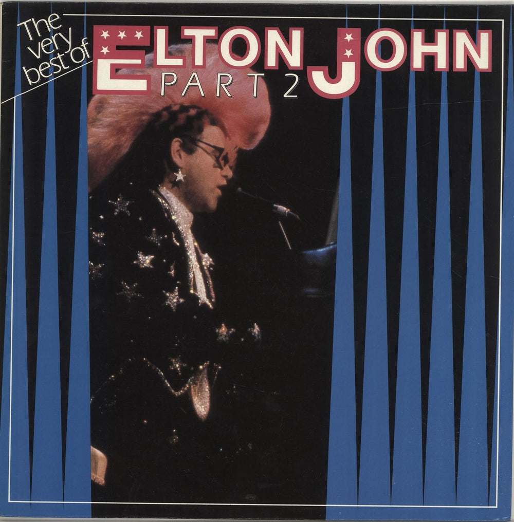 Elton John The Very Best Of Elton John Part 2 Belgian vinyl LP album (LP record) BRLP71