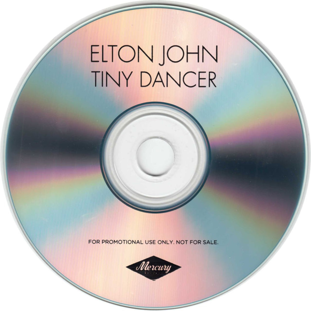 Elton John Tiny Dancer UK Promo CD-R acetate