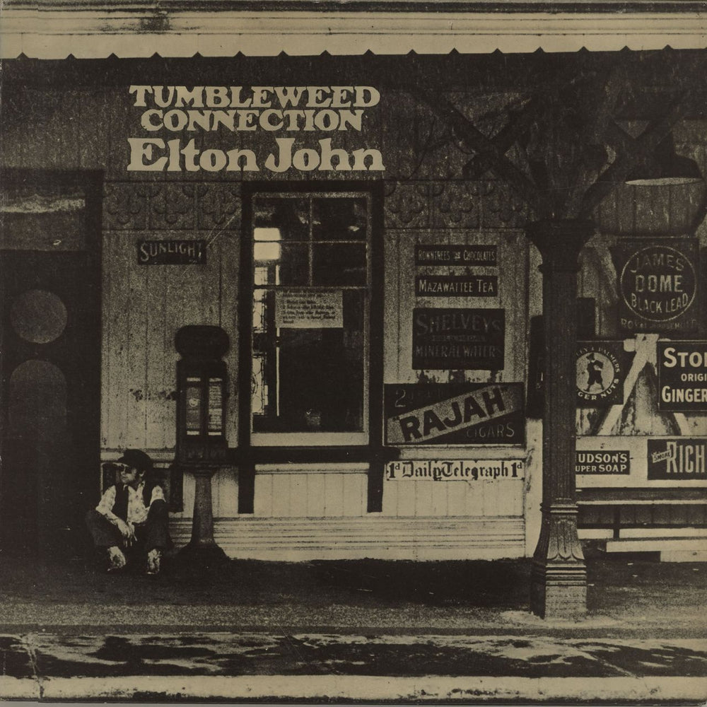 Elton John Tumbleweed Connection - Grey - EX UK vinyl LP album (LP record) DJLPS410