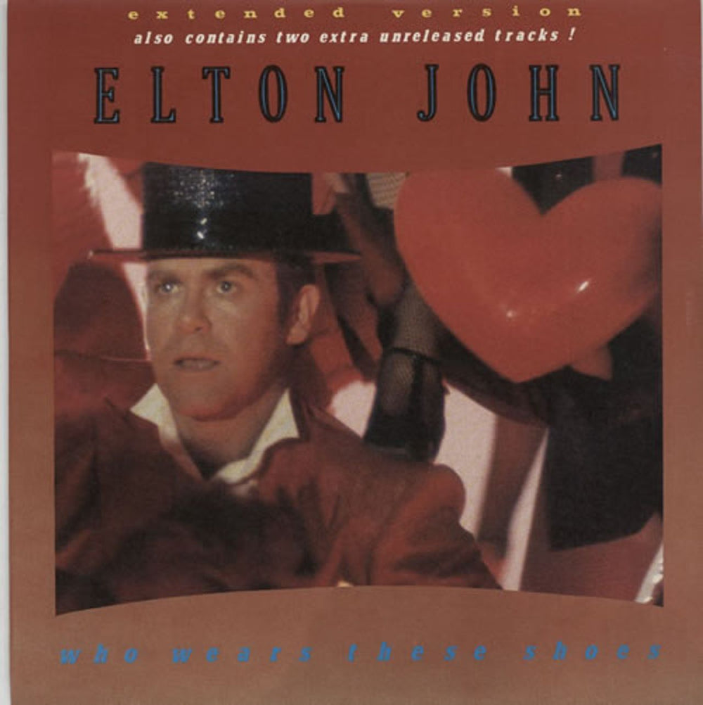 Elton John Who Wears These Shoes UK 12" vinyl single (12 inch record / Maxi-single) EJS612