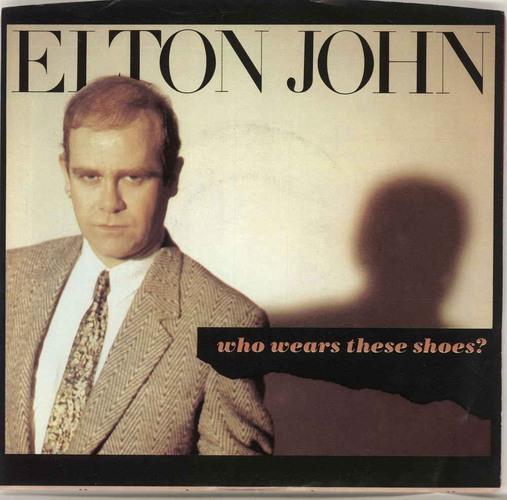 Elton John Who Wears These Shoes? US Promo 7" vinyl single (7 inch record / 45) 29189-7