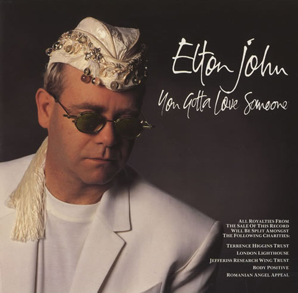 Elton John You Gotta Love Someone UK 7" vinyl single (7 inch record / 45) EJS24