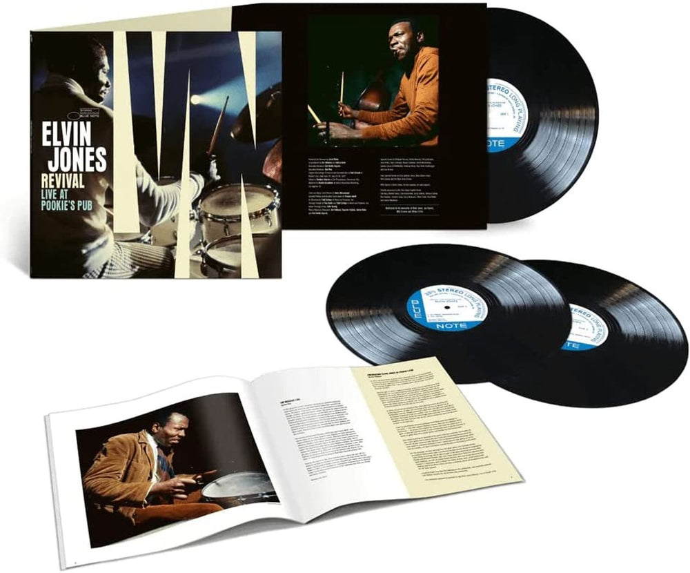 Elvin Jones Revival (Live At Pookie's Pub) - 180 Gram - Sealed US 3-LP vinyl record set (Triple LP Album) B003576101