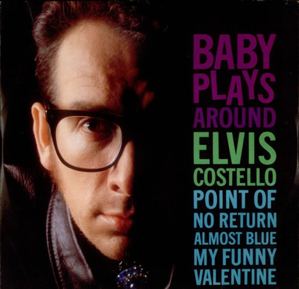 Elvis Costello Baby Plays Around UK 12" vinyl single (12 inch record / Maxi-single) W2949T