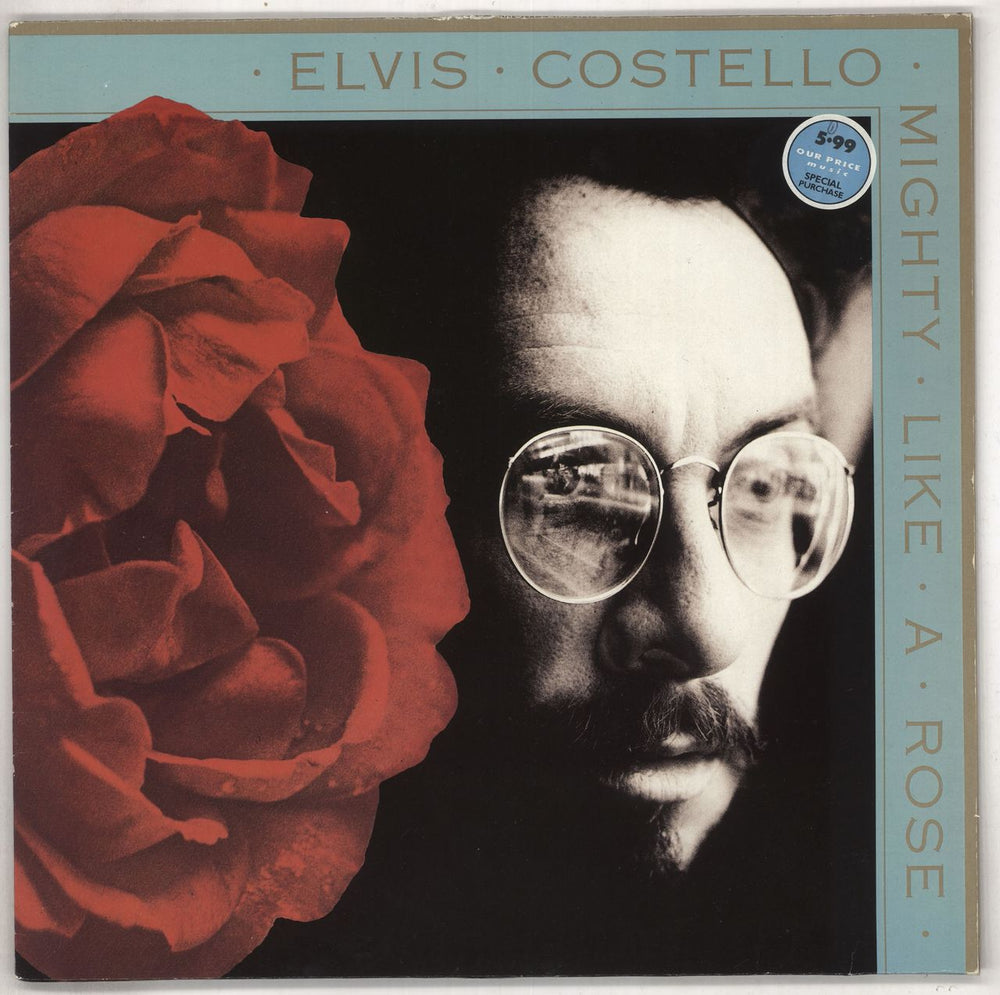 Elvis Costello Mighty Like A Rose - EX UK vinyl LP album (LP record) WX419