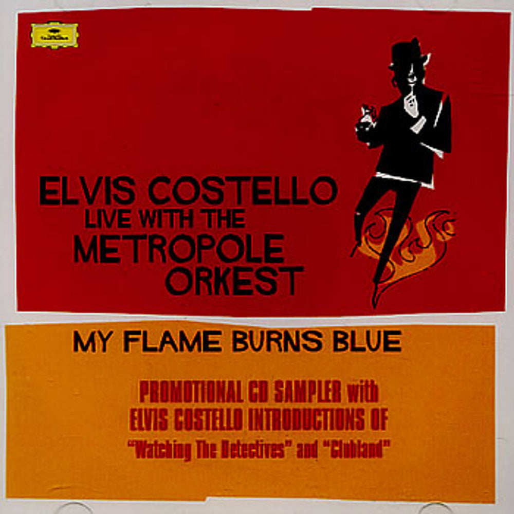 Elvis Costello My Flame Burns Blue CD Sampler US Promo CD single (CD5 / 5") UCG2107