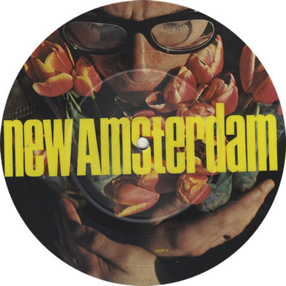 Elvis Costello New Amsterdam - Black Rim UK 7" vinyl picture disc (7 inch picture disc single) XX5P