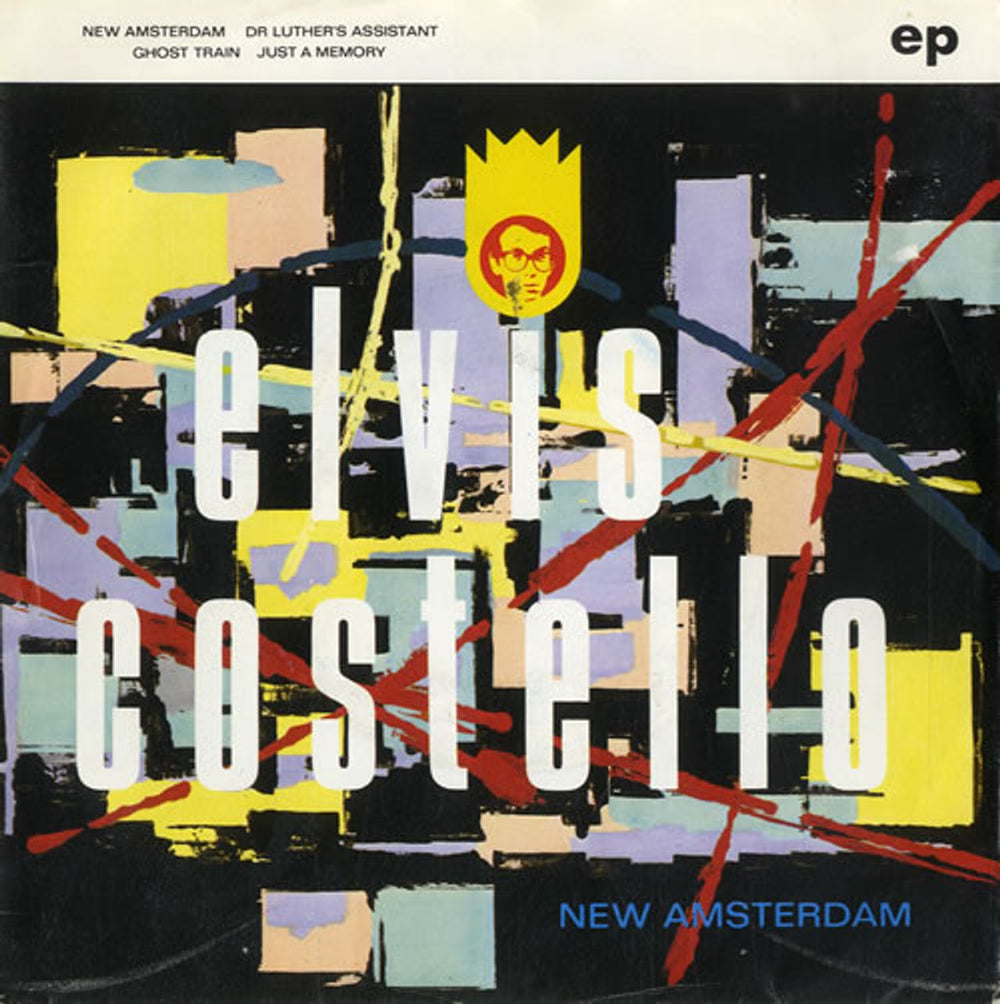 Elvis Costello New Amsterdam EP Dutch 7" vinyl single (7 inch record / 45) WEA18288