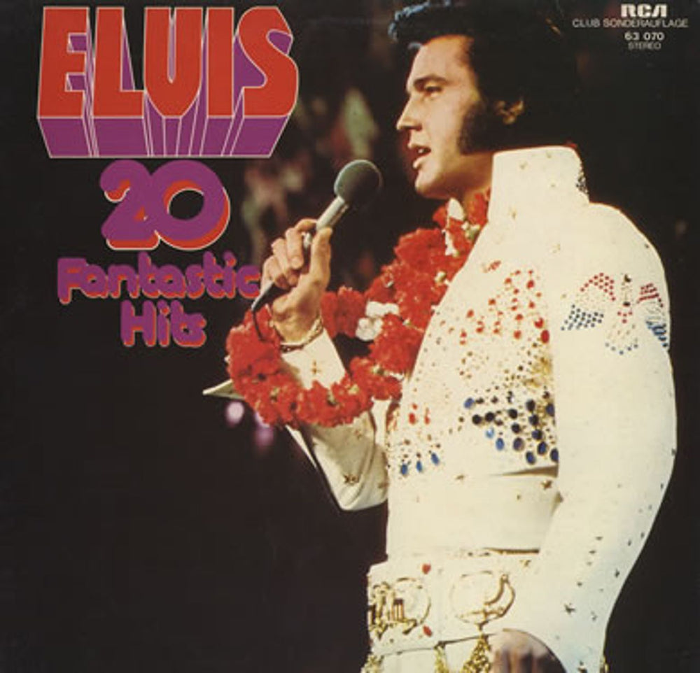 Elvis Presley 20 Fantastic Hits German vinyl LP album (LP record) 63070