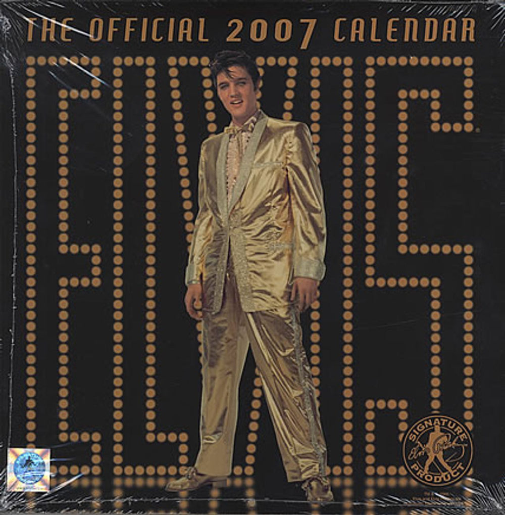 Elvis Presley 2007 Official Calendar UK calendar