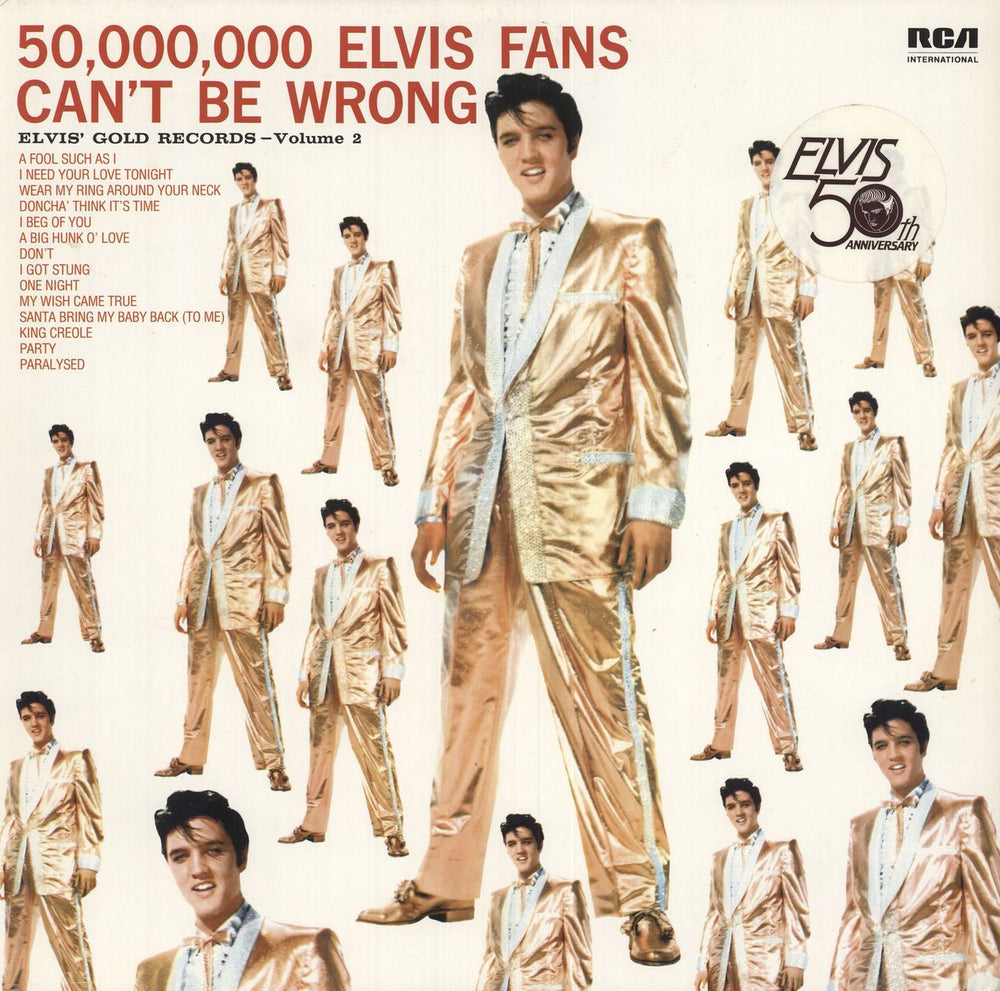 Elvis Presley 50,000,000 Elvis Fans Can't Be Wrong UK vinyl LP album (LP record) NL89429