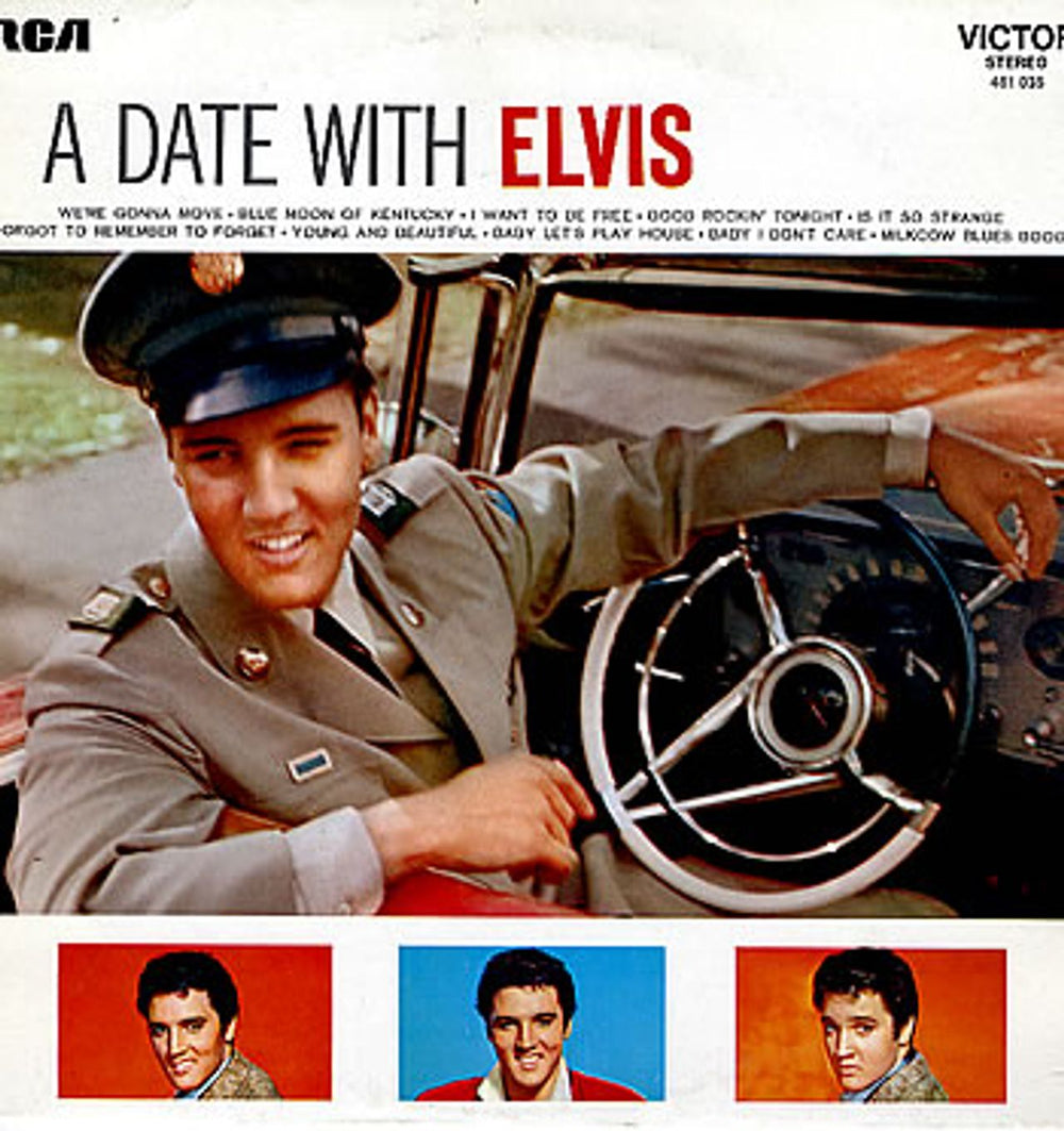 Elvis Presley A Date With Elvis French vinyl LP album (LP record) 461035