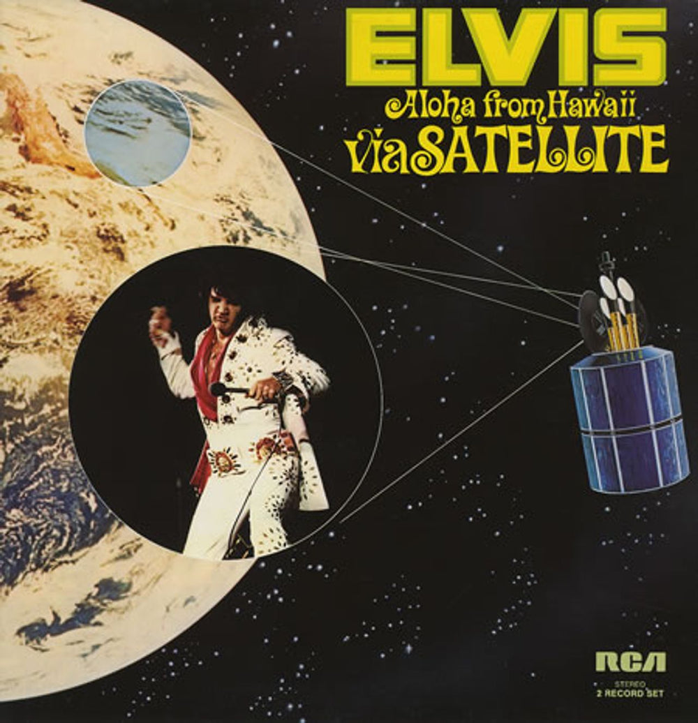 Elvis Presley Aloha From Hawaii Via Satellite - 80s German 2-LP vinyl record set (Double LP Album) PL82642