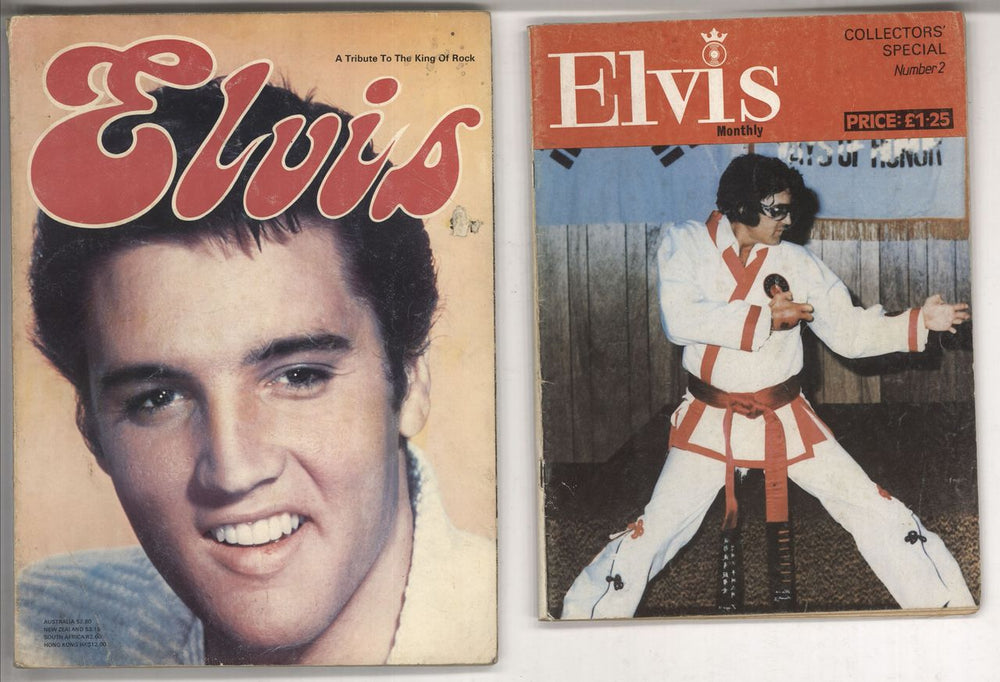 Elvis Presley Assorted Magazines UK magazine