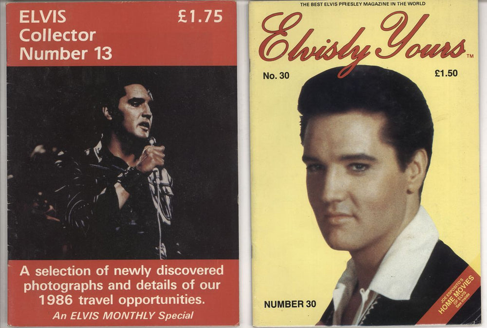 Elvis Presley Assorted Magazines UK magazine