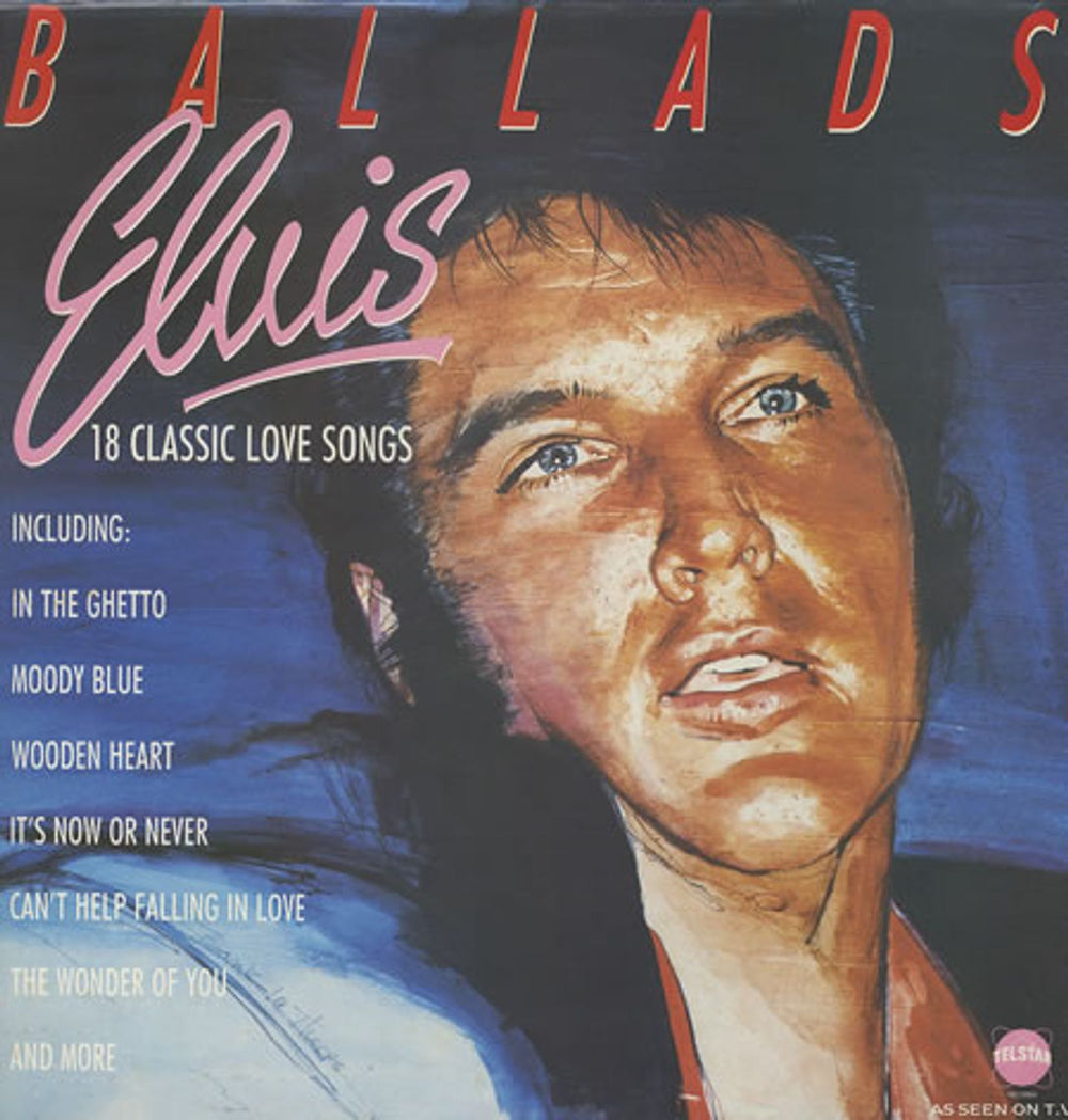 Elvis Presley Ballads UK vinyl LP album (LP record) STAR2264