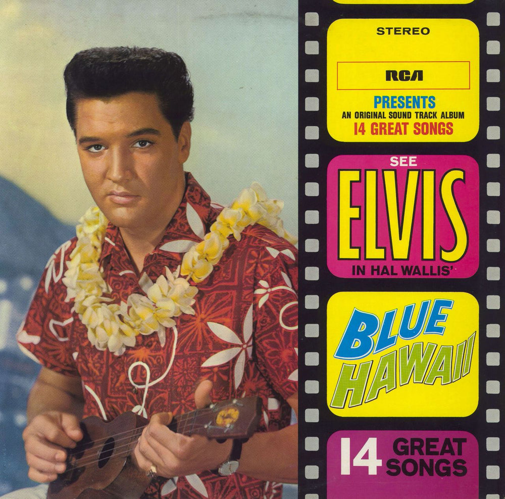 Elvis Presley Blue Hawaii German vinyl LP album (LP record) LSP2426