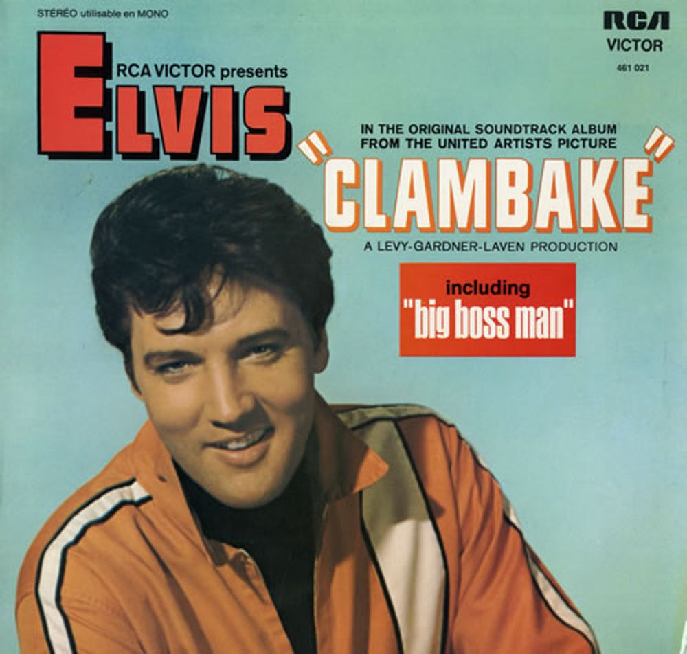 Elvis Presley Clambake - Lam French vinyl LP album (LP record) 461021