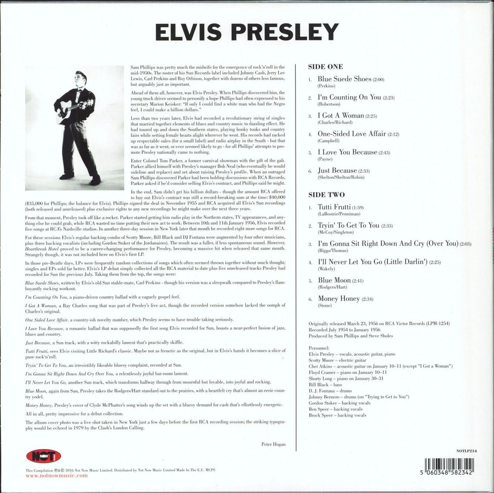 Elvis Presley Elvis Presley - 180gm Green Vinyl UK vinyl LP album (LP record) 5060348582342