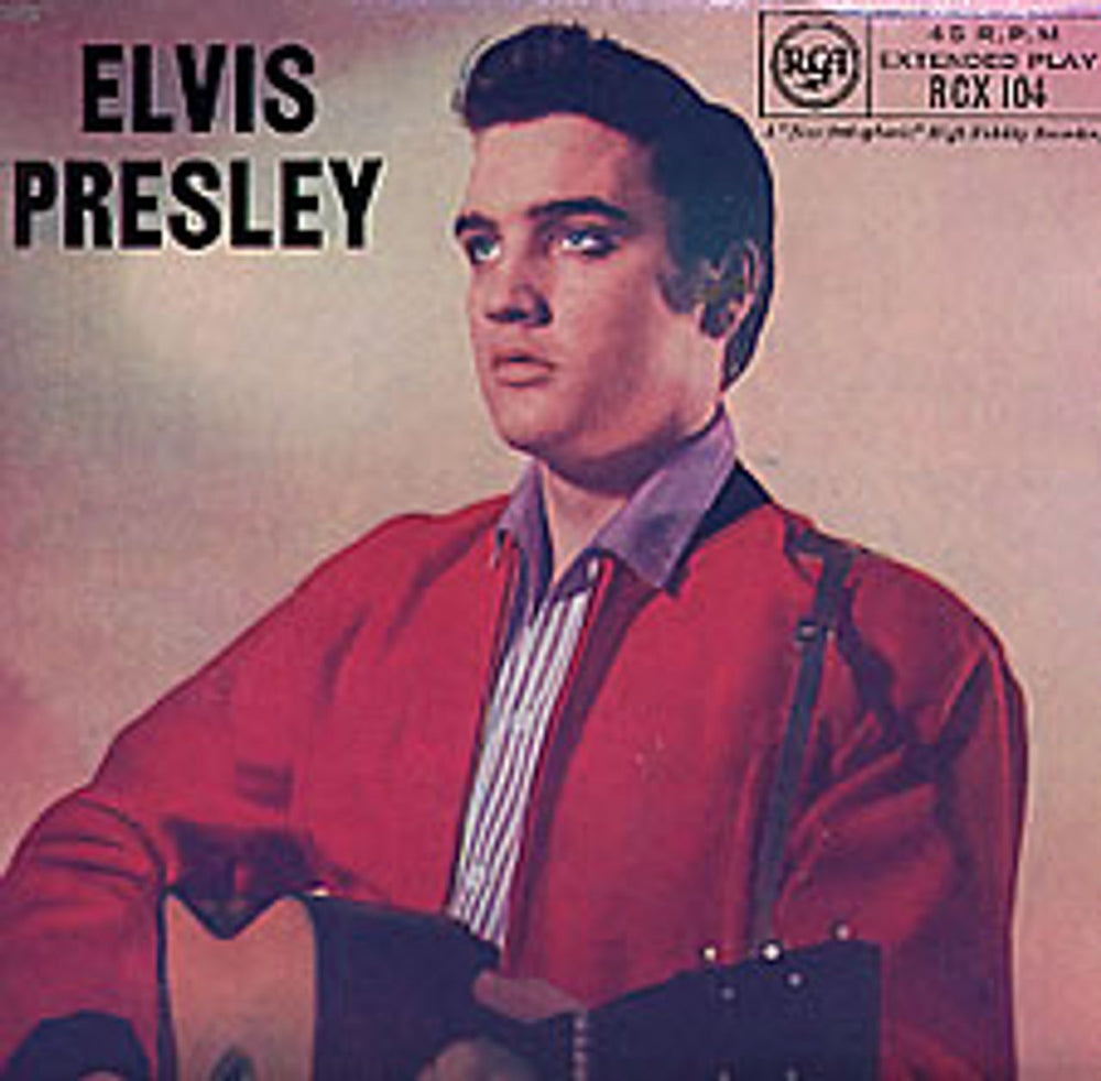 Elvis Presley Elvis Presley EP - orange solid centre UK 7" vinyl single (7 inch record / 45) RCX-104