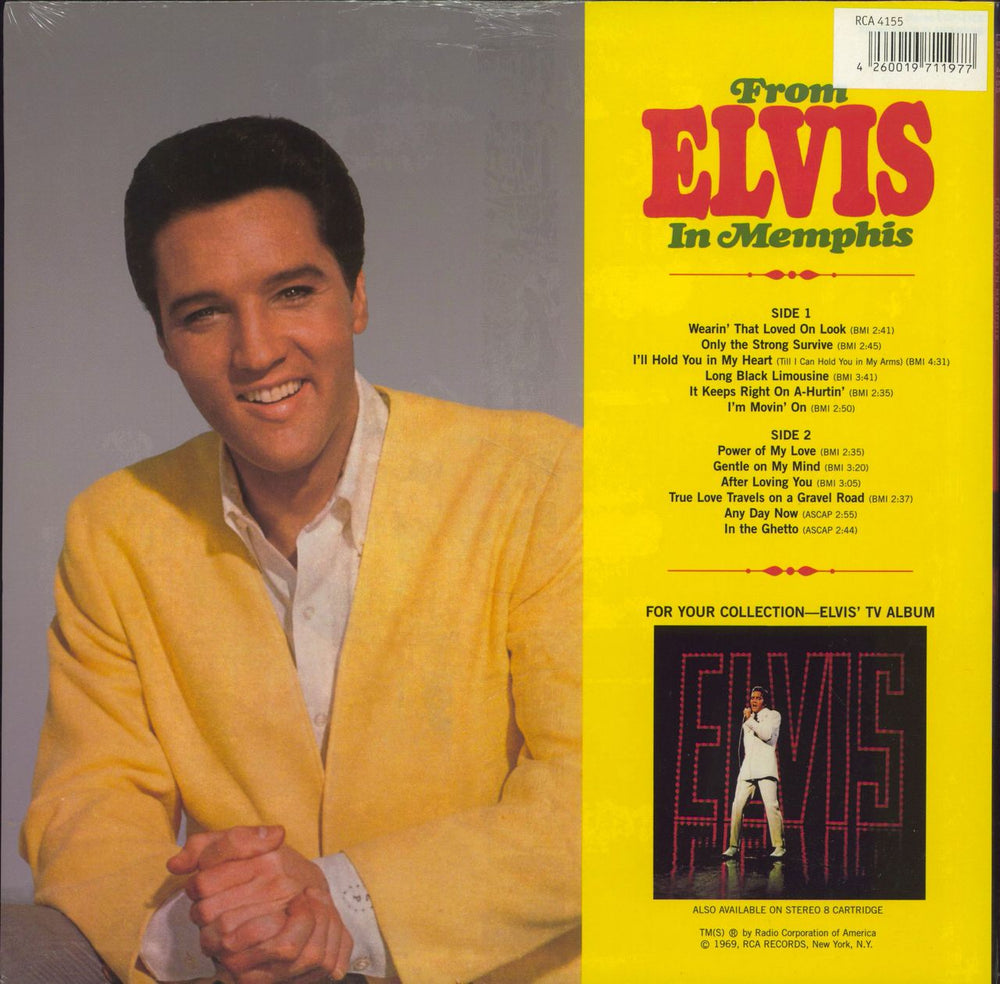 Elvis Presley From Elvis In Memphis - Sealed German vinyl LP album (LP record) 4260019711977