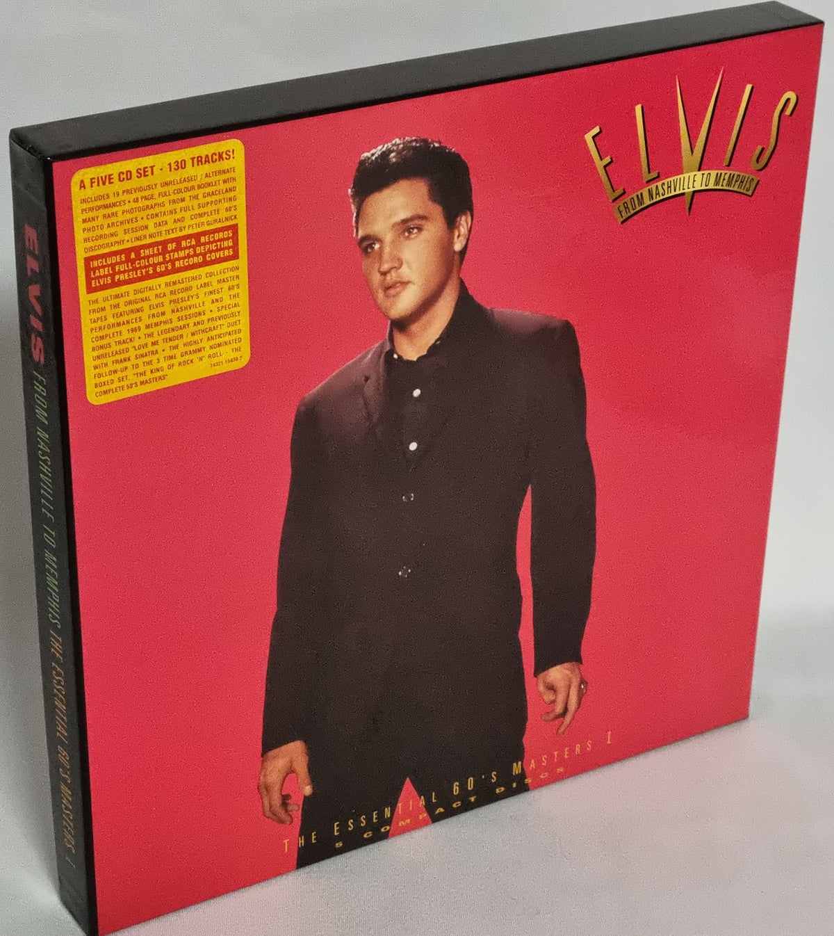 Elvis Presley From Nashville To Memphis - 5CD - EX UK Cd album box set —  RareVinyl.com