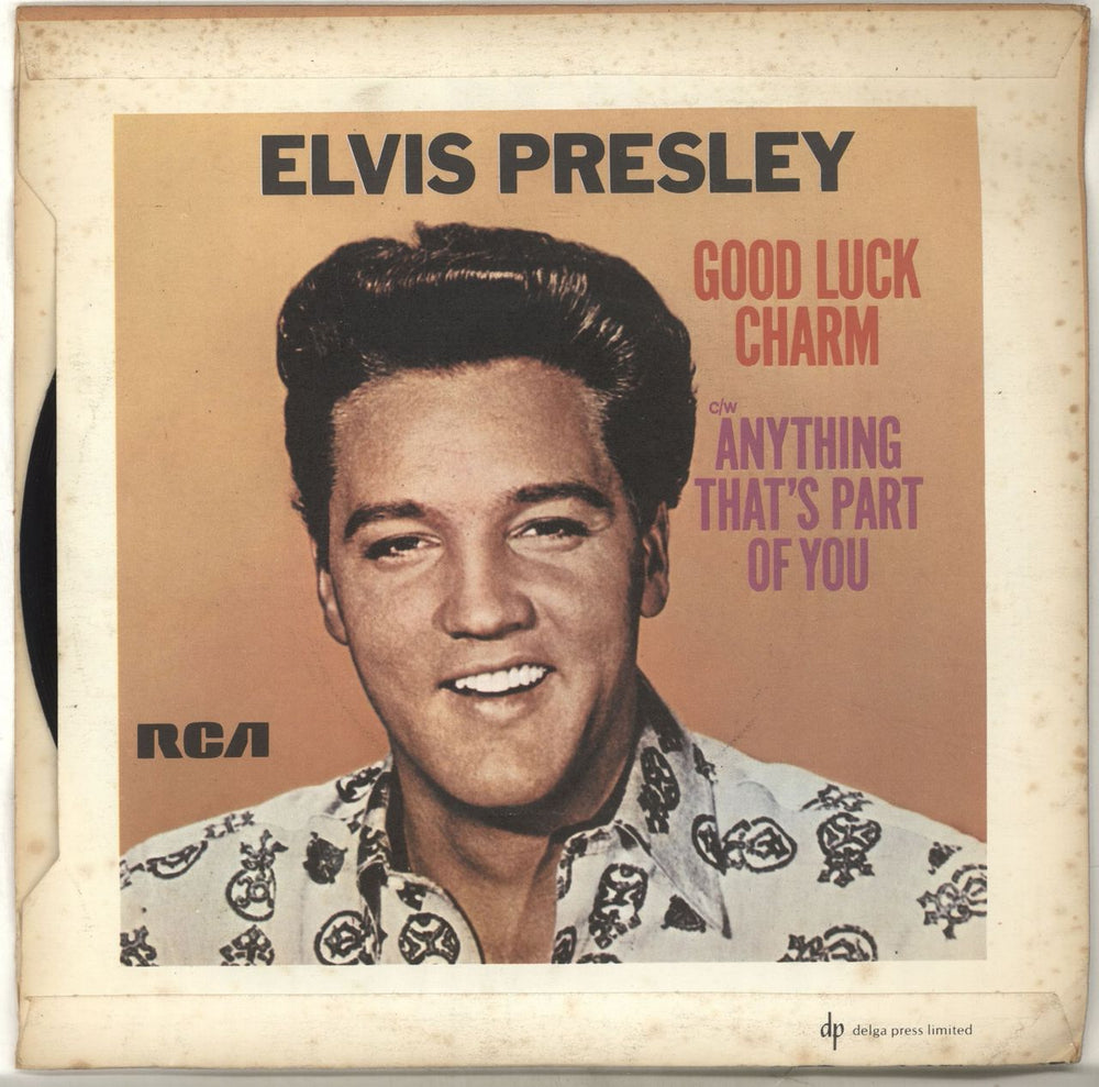 Elvis Presley Good Luck Charm - EX UK 7" vinyl single (7 inch record / 45) ELV07GO703543