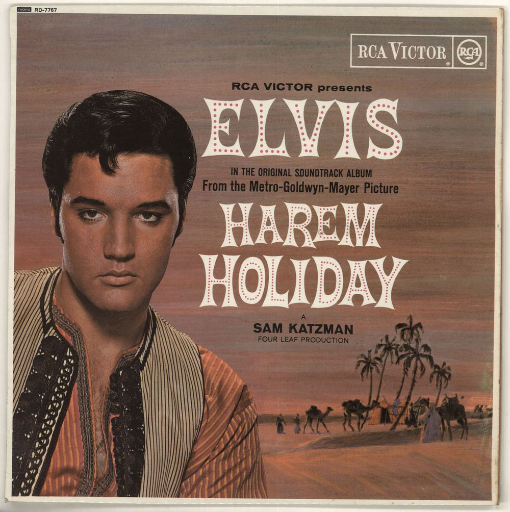 Elvis Presley Harem Holiday - 1st UK vinyl LP album (LP record) RD-7767