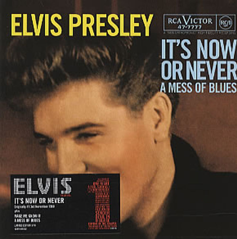 Elvis Presley It's Now Or Never [Numbered] UK CD single (CD5 / 5") 8287666592