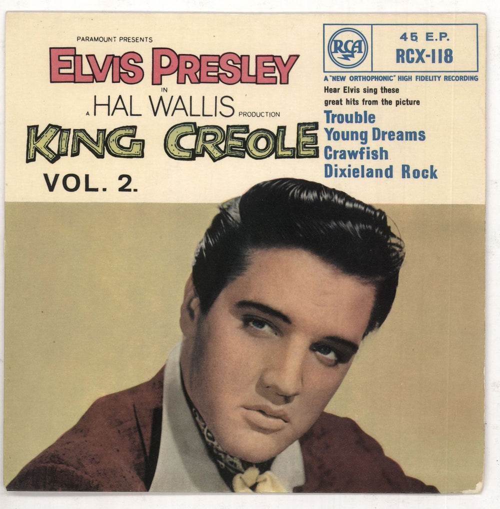 Elvis Presley King Creole Vol. 2 - SFA58/7 UK 7" vinyl single (7 inch record / 45) RCX-118