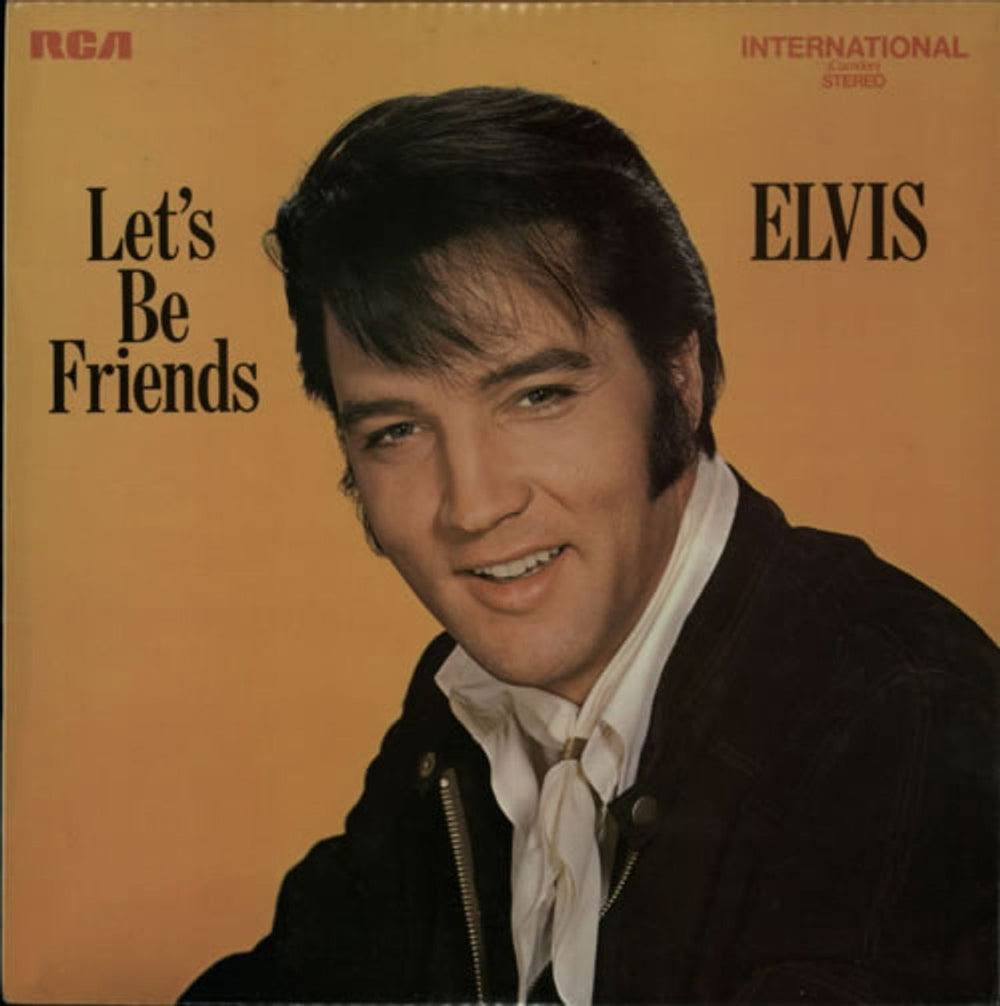 Elvis Presley Let's Be Friends UK vinyl LP album (LP record) INTS1103