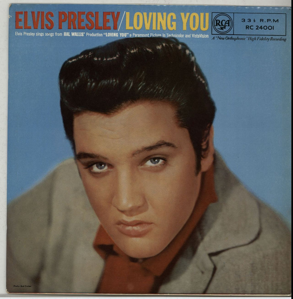 Elvis Presley Loving You - 3rd - VG UK 10" vinyl single (10 inch record) RC-24001