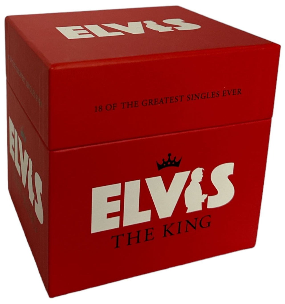 Elvis Presley The King: 18 Of The Greatest Singles Ever UK CD Single Box Set 88697121622