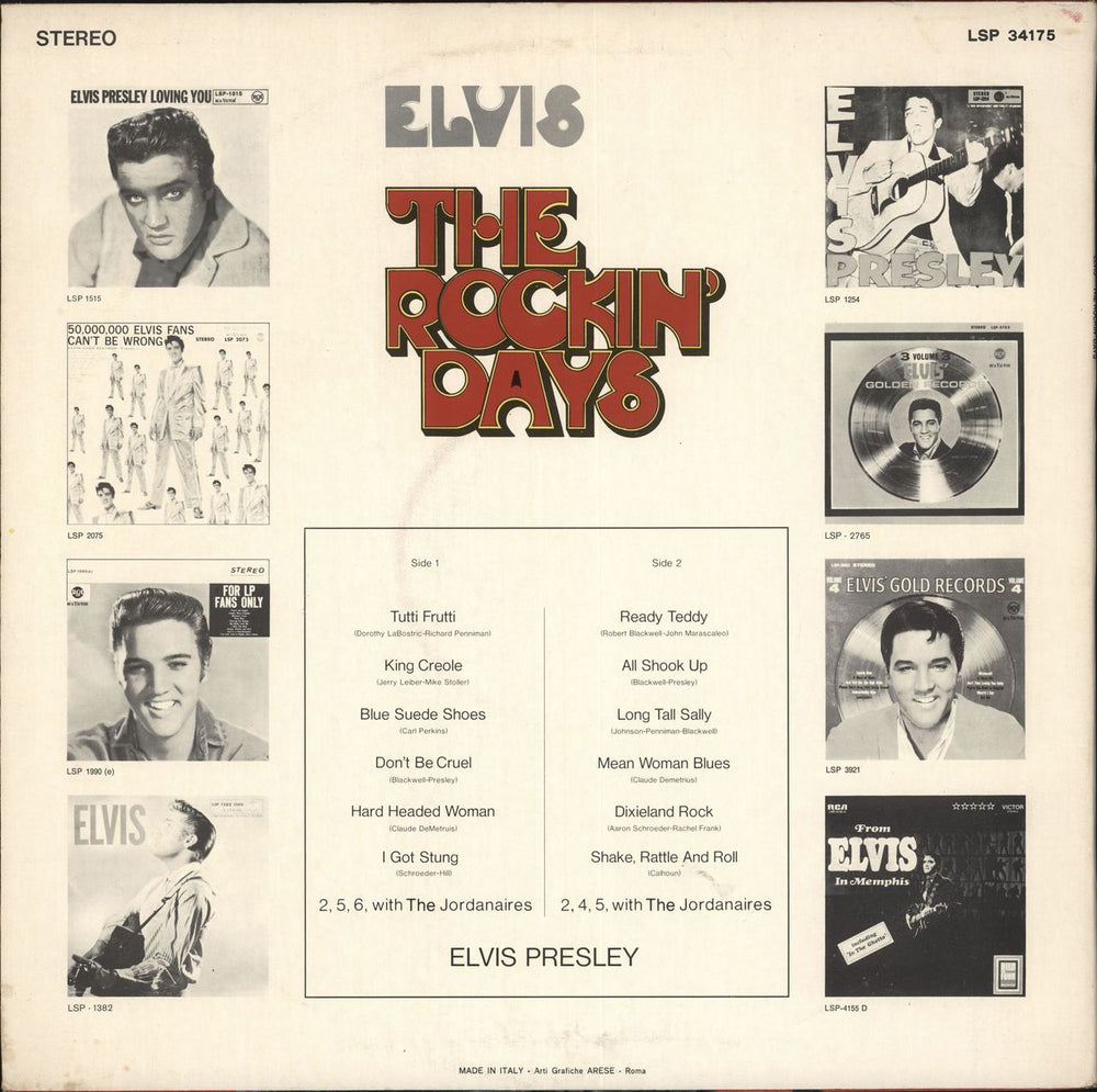 Elvis Presley The Rockin' Days - 1st Italian vinyl LP album (LP record)