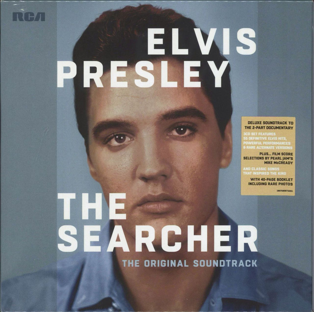 Elvis Presley The Searcher - The Original Soundtrack - Sealed UK 3-CD album set (Triple CD) 19075806732