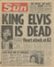 Elvis Presley The Sun UK magazine