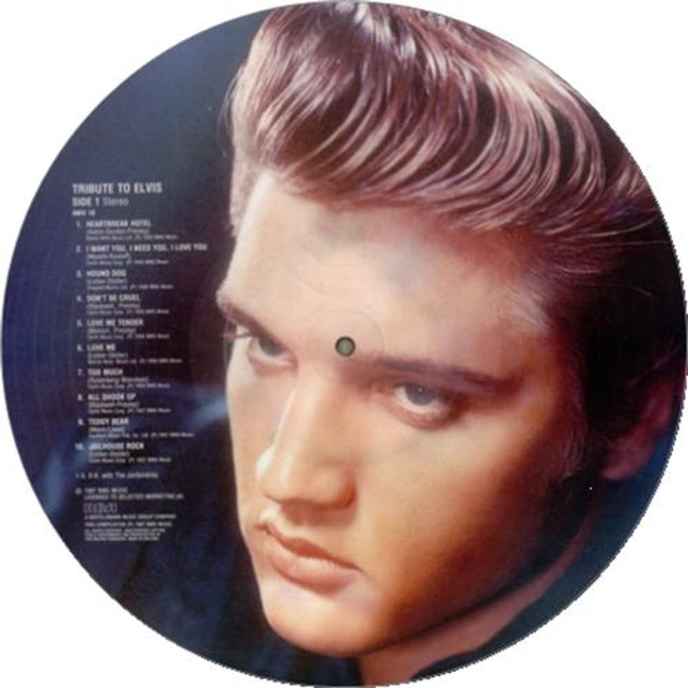 Elvis Presley Tribute To Elvis - Disc One UK picture disc LP (vinyl picture disc album) ANIV10