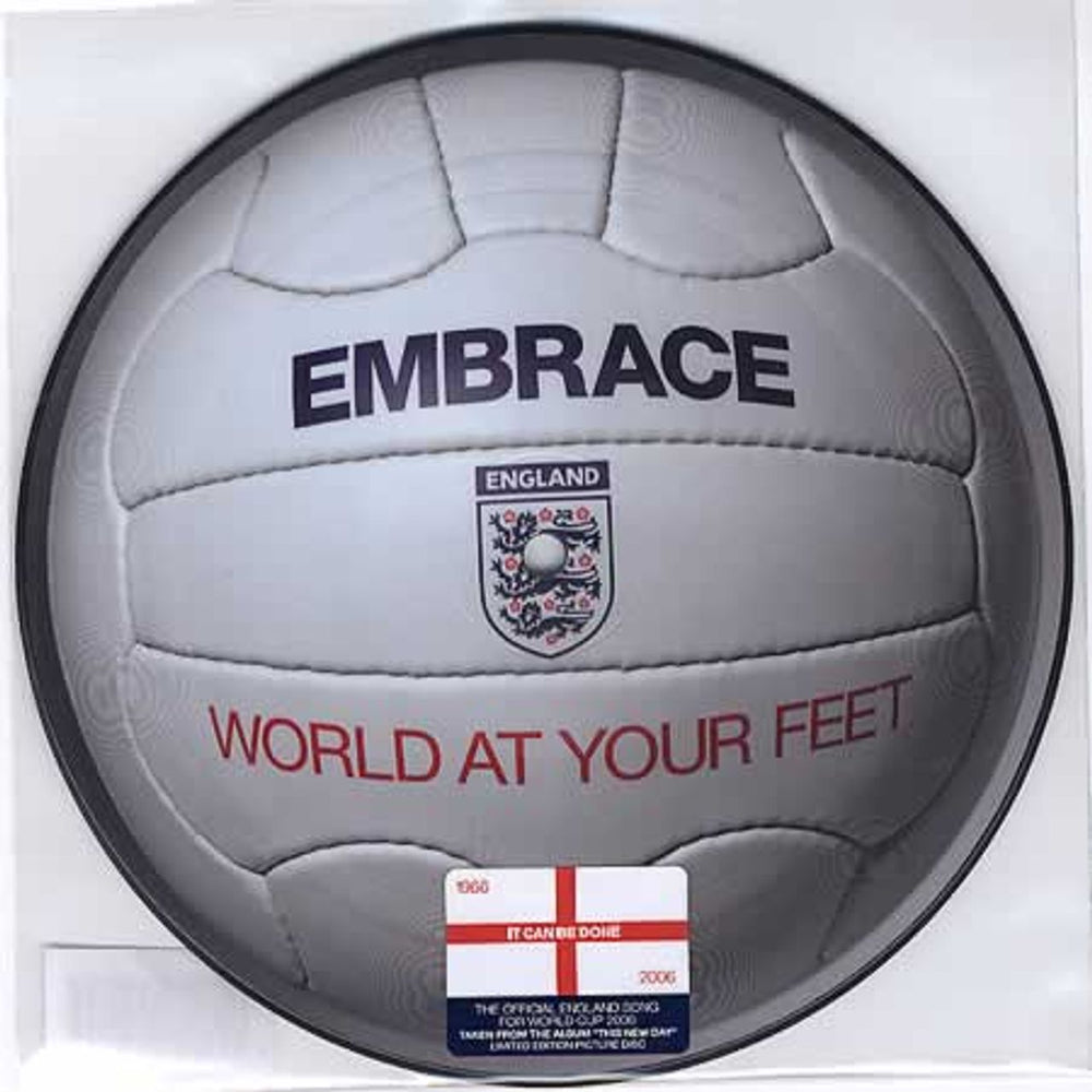 Embrace World At Your Feet UK 7" vinyl picture disc (7 inch picture disc single) ISOM107S