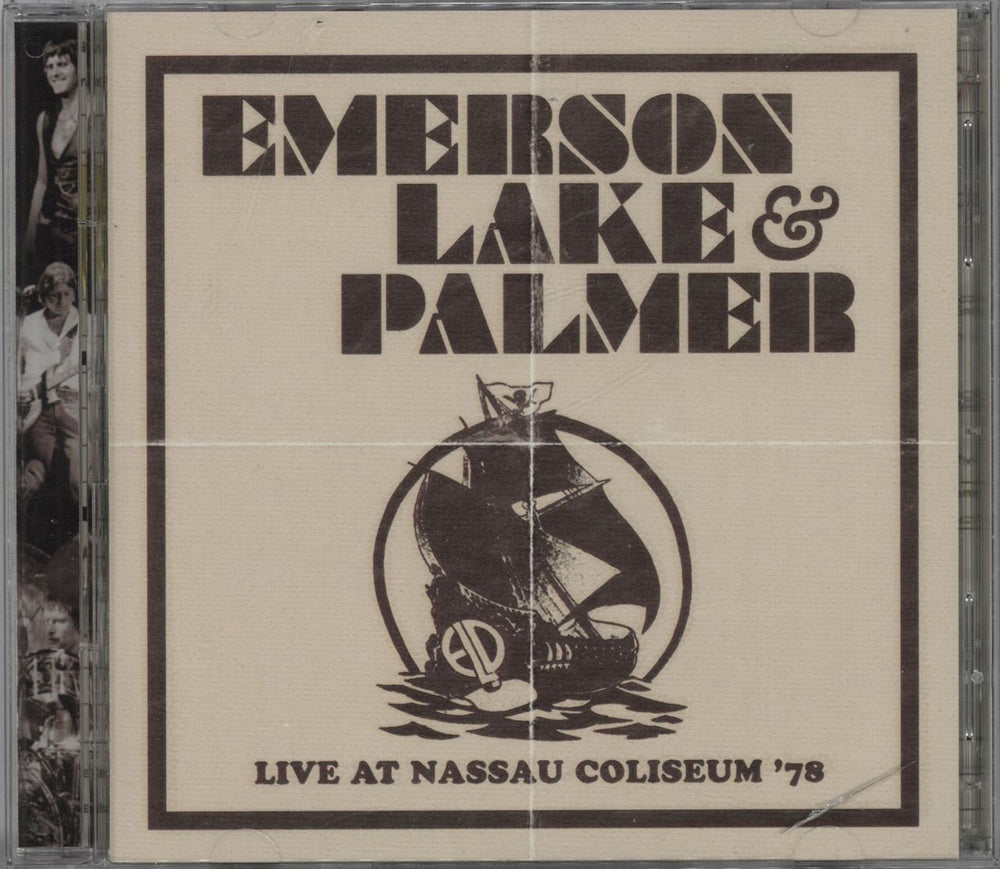 Emerson Lake & Palmer Live At Nassau Coliseum '78 French 2 CD album set (Double CD) VVNL23092