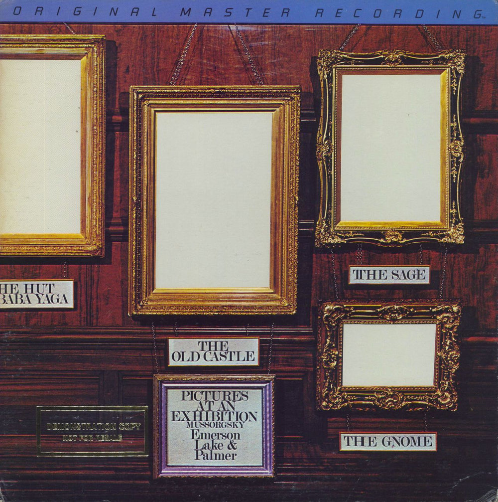 Emerson Lake & Palmer Pictures At An Exibition - VG US vinyl LP album (LP record) MFSL1-031