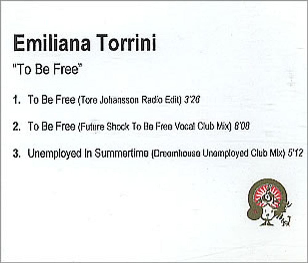 Emiliana Torrini To Be Free UK Promo CD-R acetate CD ACETATE