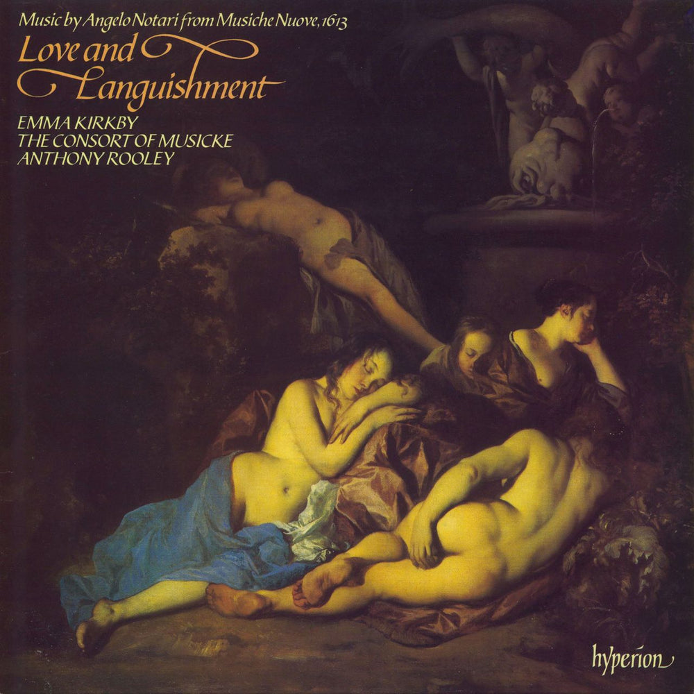 Emma Kirkby Love And Languishment (Music By Angelo Notari From Musiche Nuove, 1613) UK vinyl LP album (LP record) A66140